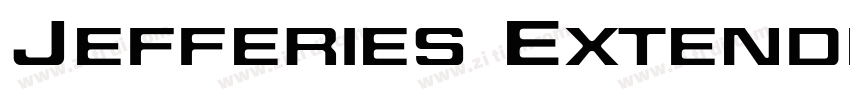 Jefferies Extended字体转换